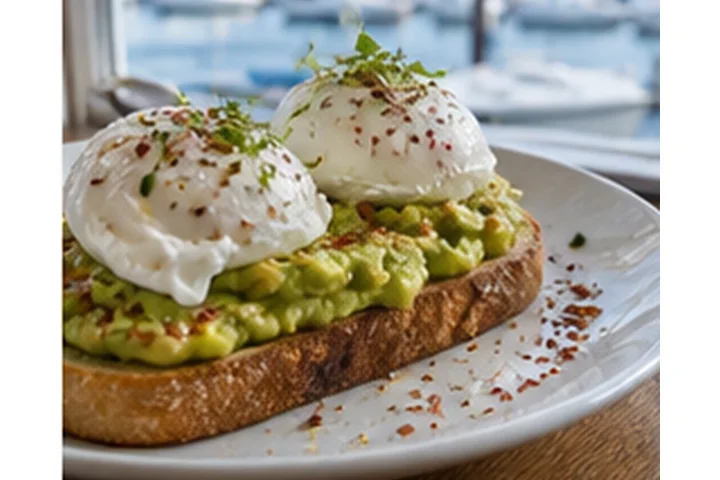 Product photo of Avocado and Poached Eggs