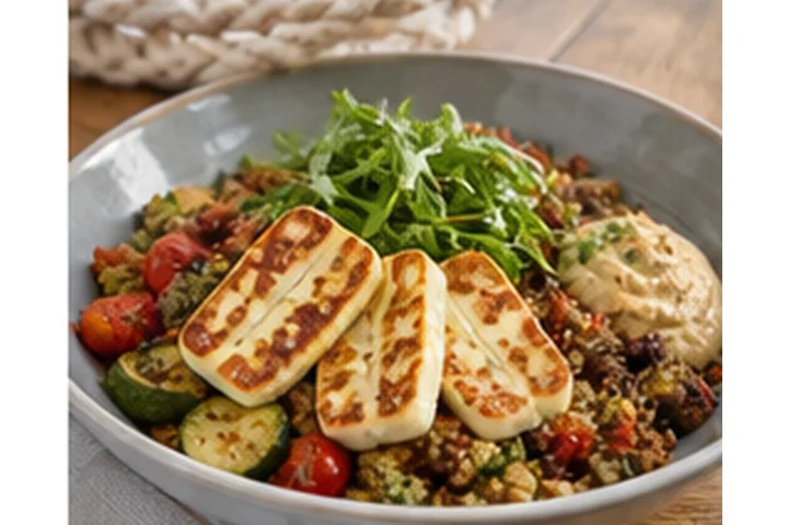 Product photo of Roasted Halloumi Grain Bowl