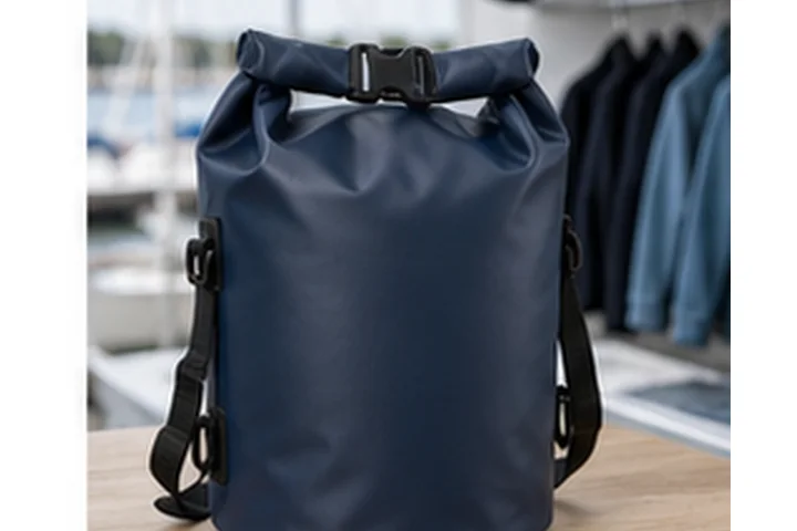 Waterproof dry bag used as the dry storage category header