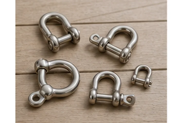 Stainless shackles and chandlery hardware category header